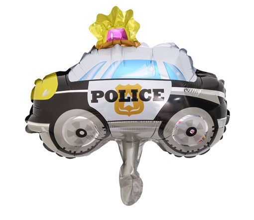 Picture of POLICE FOIL BALLOON DEFLATED - 14 X 26CM